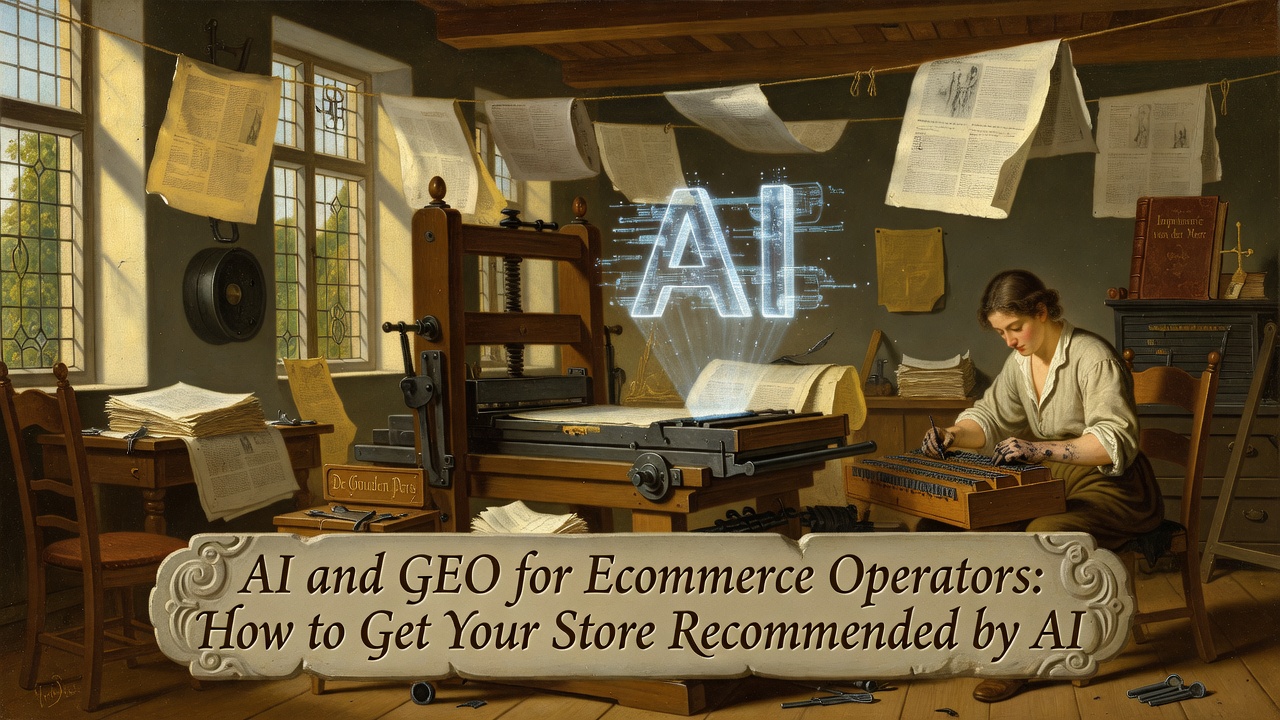 AI and GEO for Ecommerce Operators: How to Get Your Store Recommended by AI