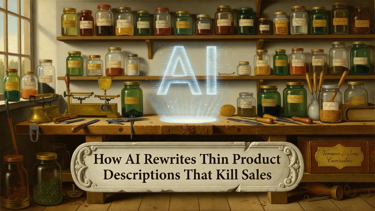 How AI Rewrites Thin Product Descriptions That Kill Sales