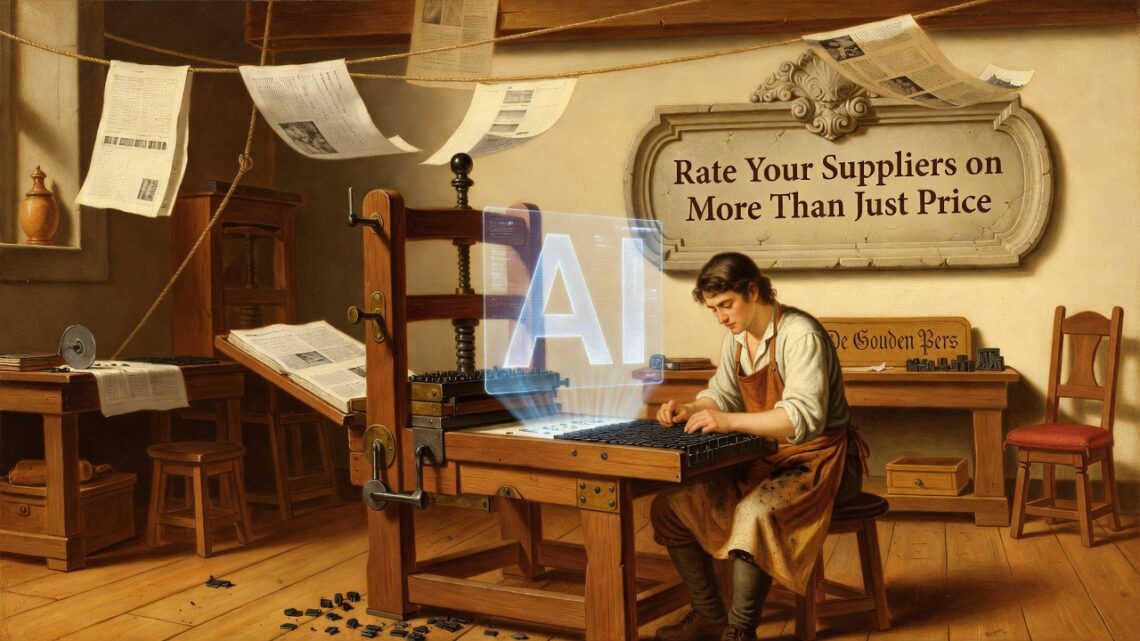 Rate Your Suppliers on More Than Just Price - ecommerce tips and strategies